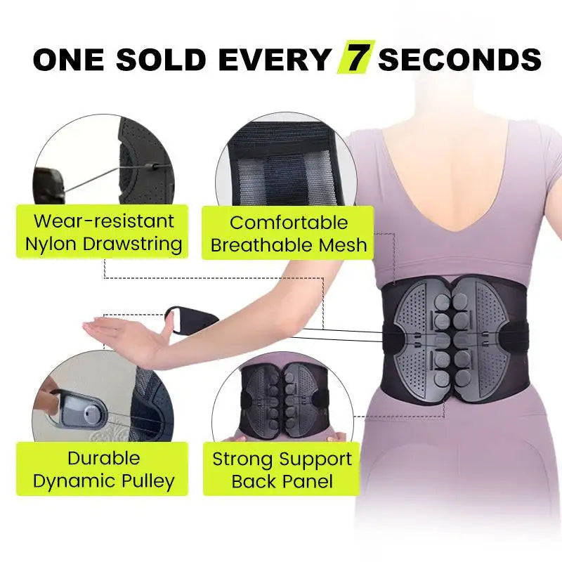 Adjustable Lumbar Support Back Brace